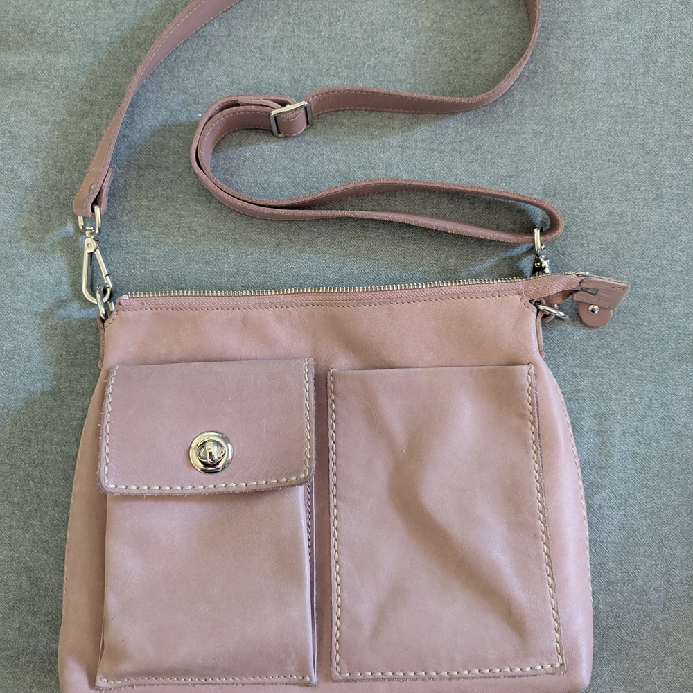 Roots Mauve Crossbody Bag